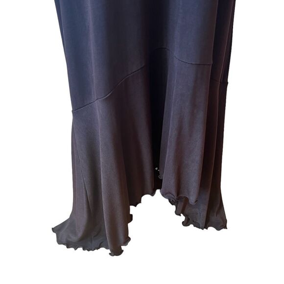 Chico’s Dark Brown Flowy High-Low Maxi Dress - Picture 10 of 13